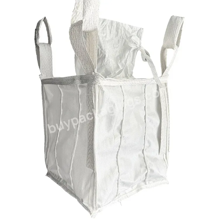 1000 Kg Jumbo Bag 2 Ton Fibc Bag Jumbo The Soft Container 1.5 Ton Big Bags With Top And Bottom Opening