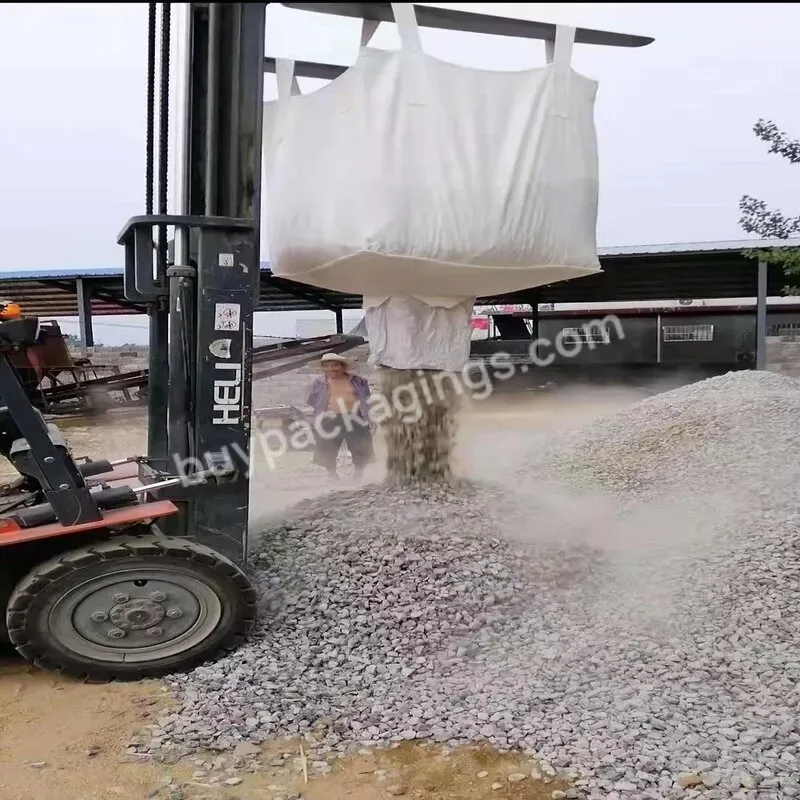 1000kg Coke Briquette Big Bag Para Cebola Bulk Bags Pp Woven Circular Big Bag