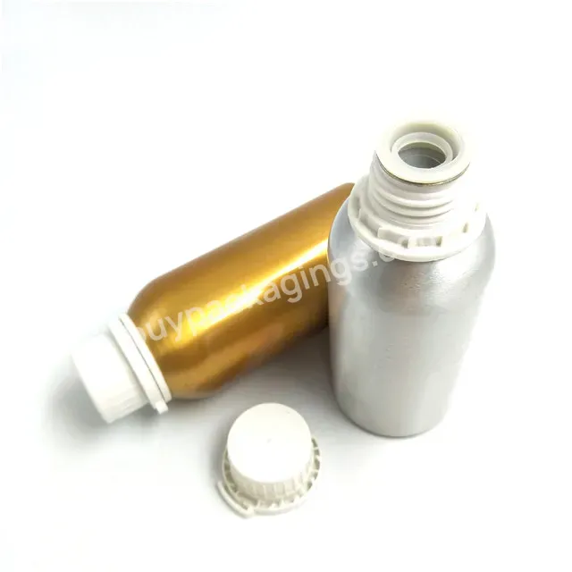 1000ml Aluminum Essential Oil Bottle,Big Silver Color Alumit Container Manufacturer/wholesale