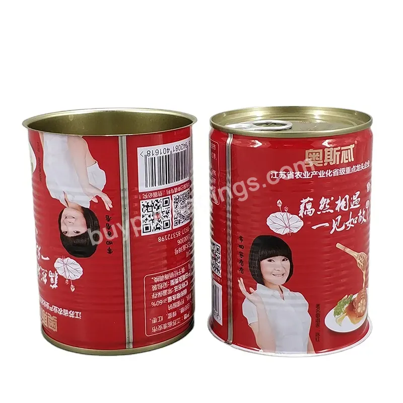 1000ml Easy Open Tin Food Can For Vegetable Seeds,Canned Fruit,Vegetable Seed Tin Box With Easy Open End