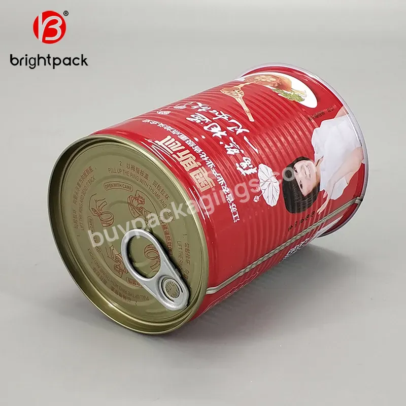 1000ml Easy Open Tin Food Can For Vegetable Seeds,Canned Fruit,Vegetable Seed Tin Box With Easy Open End