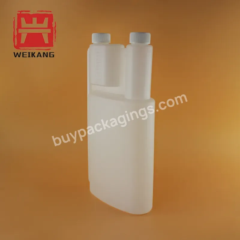 1000ml Plastic Hdpe Dispenser Double Twin Neck Dosing Bottle