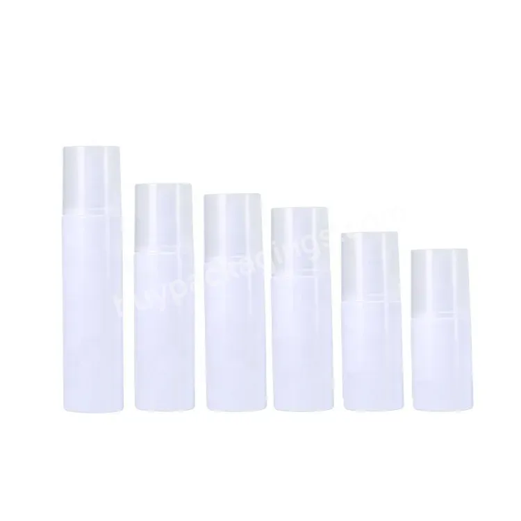 100/120/150/180/200/250ml White Plastic Pet Fine Mist Sprayer Pump Cosmetic Bottles With Over Cap