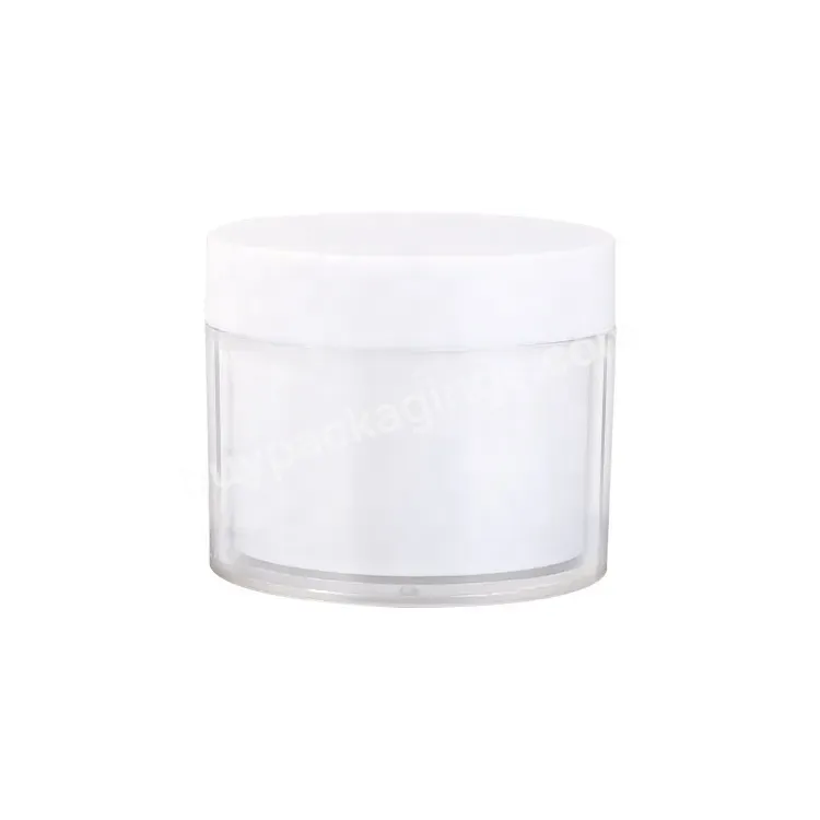 100g 200g Two Double Layers Cosmetic Facial Cream Container Jars Plastic As Jars