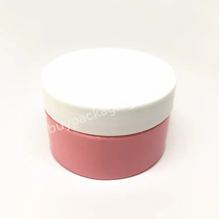 100g 3.5oz Pink Color Plastic Cream Jar Pet Jars Body Face Cream Container