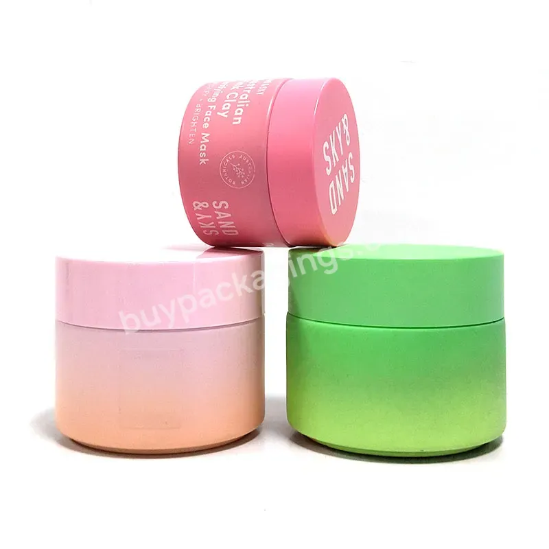 100g 50g Wholesale Luxury Custom Color Luxury Printed Moisturizing Cream Cosmetic Packaging Cream Glass Jar With Lids