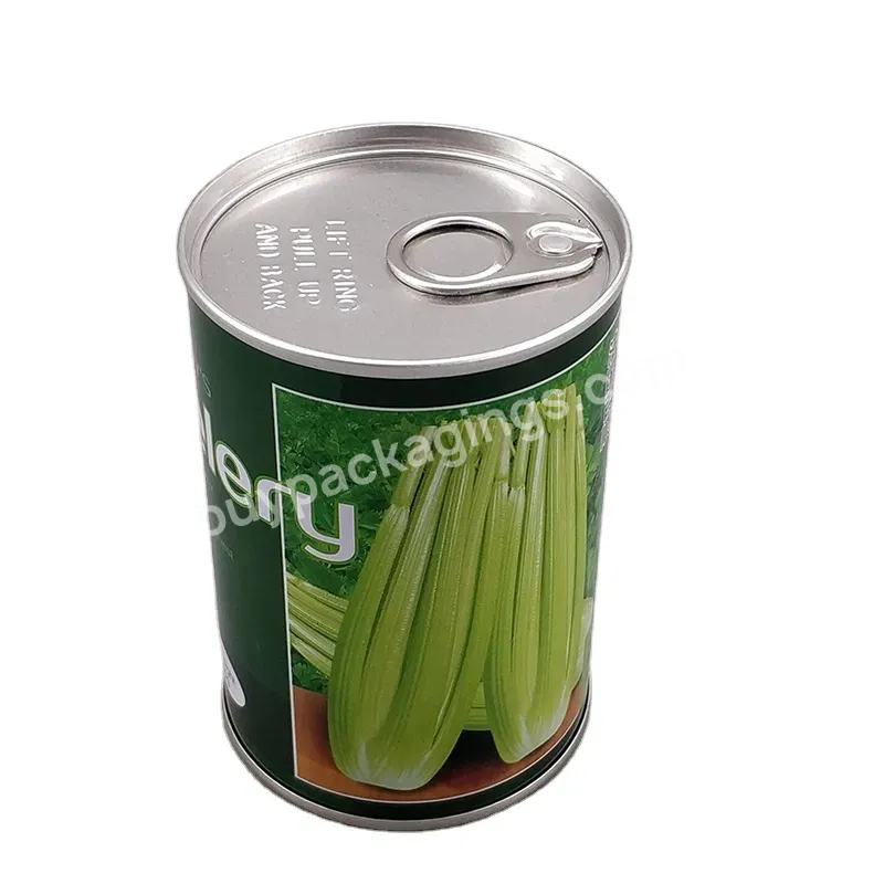100g Vegetable Seed Tin Box With Easy Open End,Wholesale Tin Cans For Food Canning
