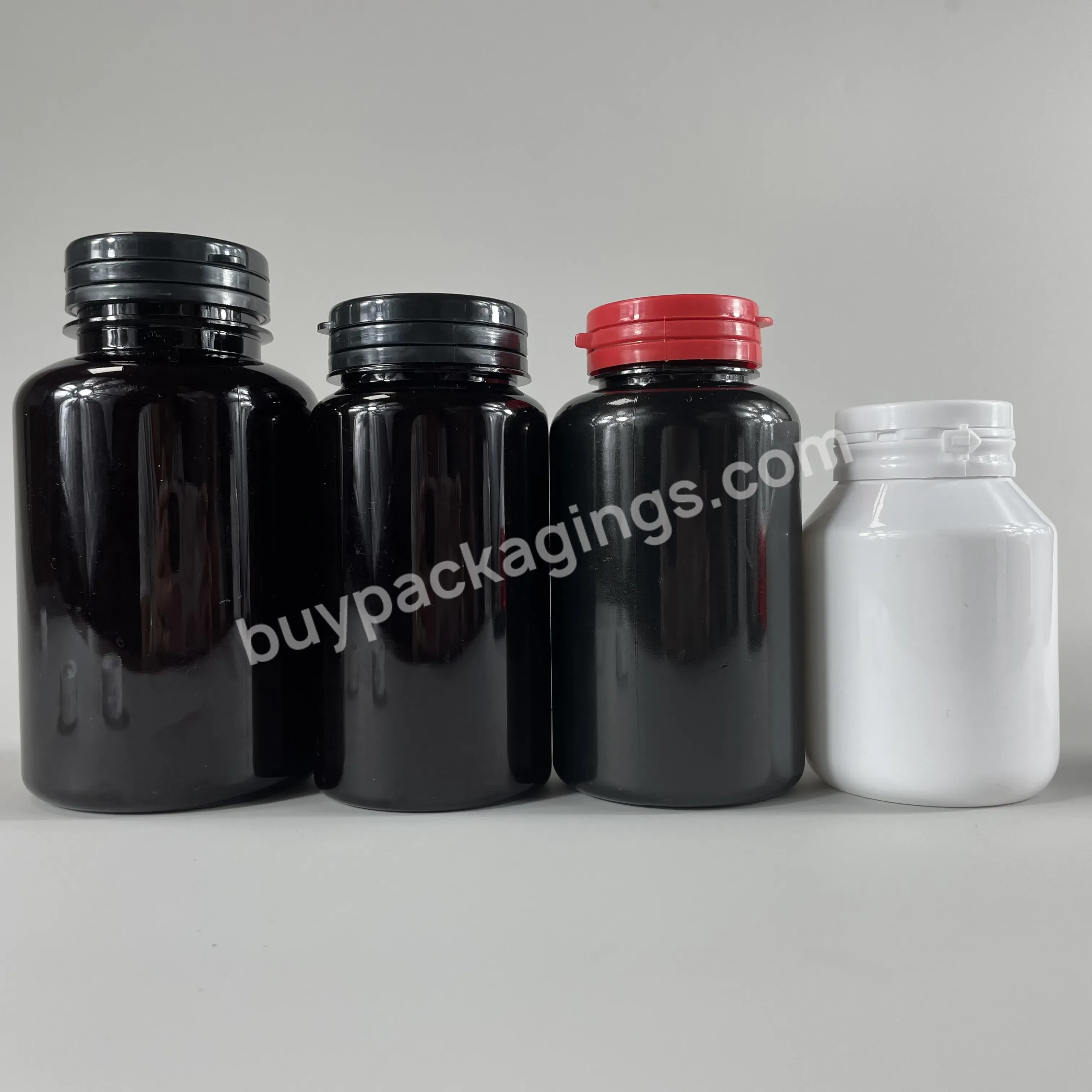 100ml 120ml 150ml 225ml Plastic Pet Pe Medical Tablet Bottle With Easy Pulling- Ring Lid