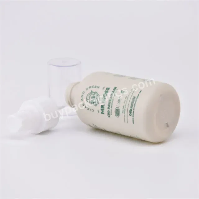 100ml 120ml 4oz Luxury Soft Touch Hdpe Lotion Pump Bottle Plastic Packaging For Skincare Face Cream Lotion Bottle