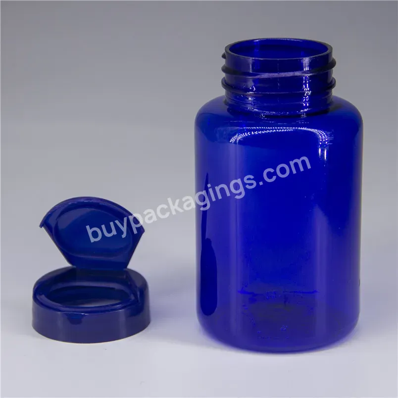 100ml 150ml 200ml 300ml White Plastic Bottle Pharma Grade Plastic Capsule Bottle Large Supplement Packing Container