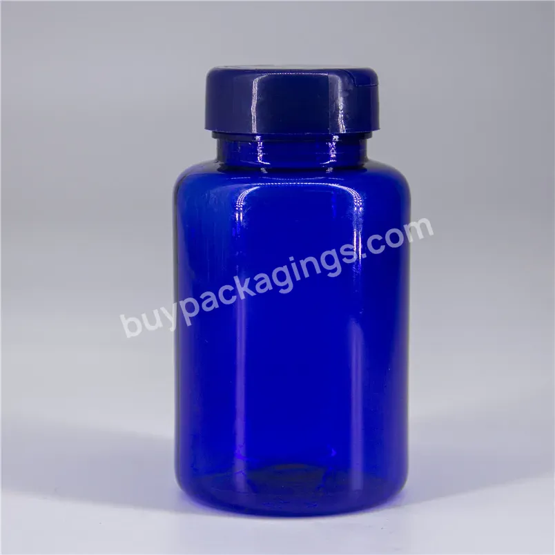 100ml 150ml 200ml 300ml White Plastic Bottle Pharma Grade Plastic Capsule Bottle Large Supplement Packing Container