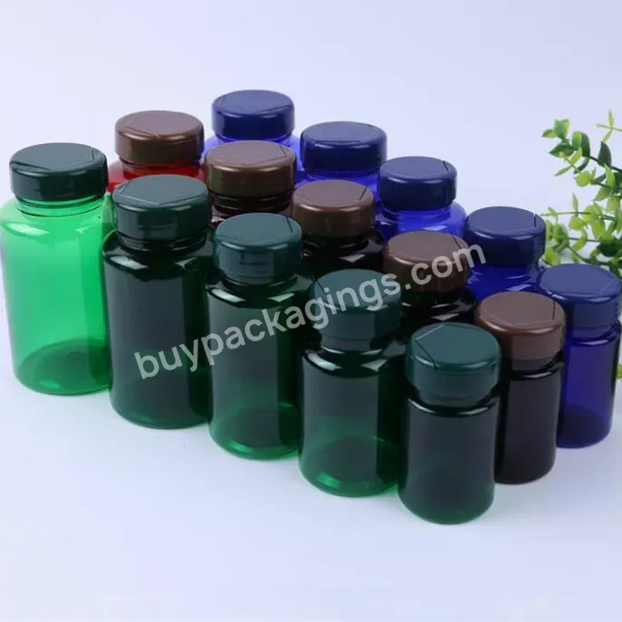 100ml 150ml 250ml 300ml 500ml Empty Vitamin Supplement Bottles Black