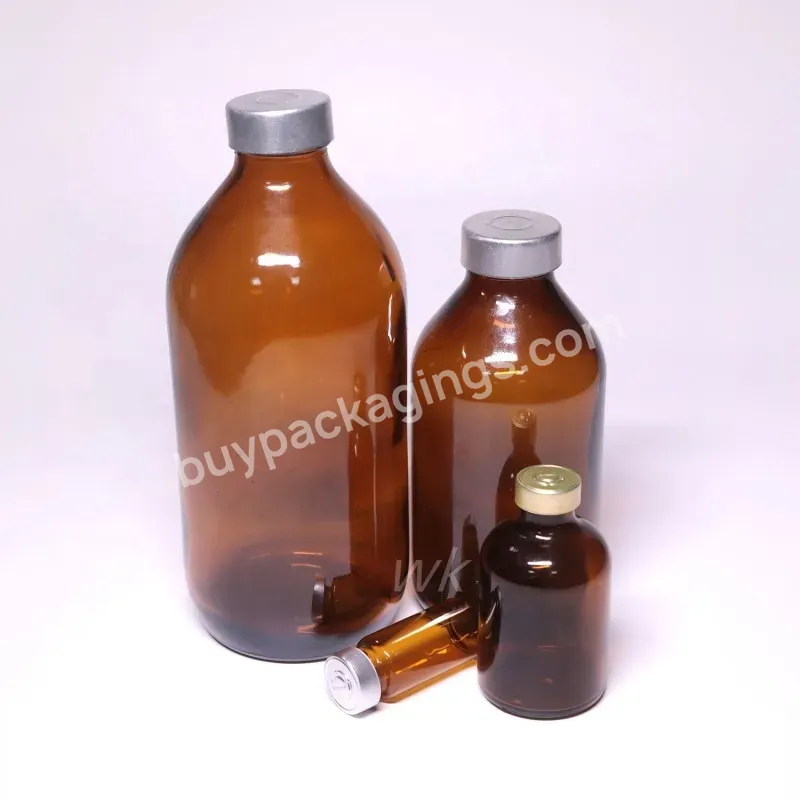 100ml 150ml 250ml Clear Amber Sterile Vials Sterilized Penicilin Bottle Veterinary Moulded Glass Vials Bottle