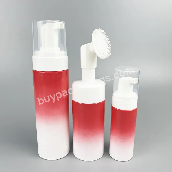 100ml 150ml Colored Foaming Liquid Soap Hand Wash Bottle 200ml Pet Plastic Dispenser Soap Foam Pump Bottle