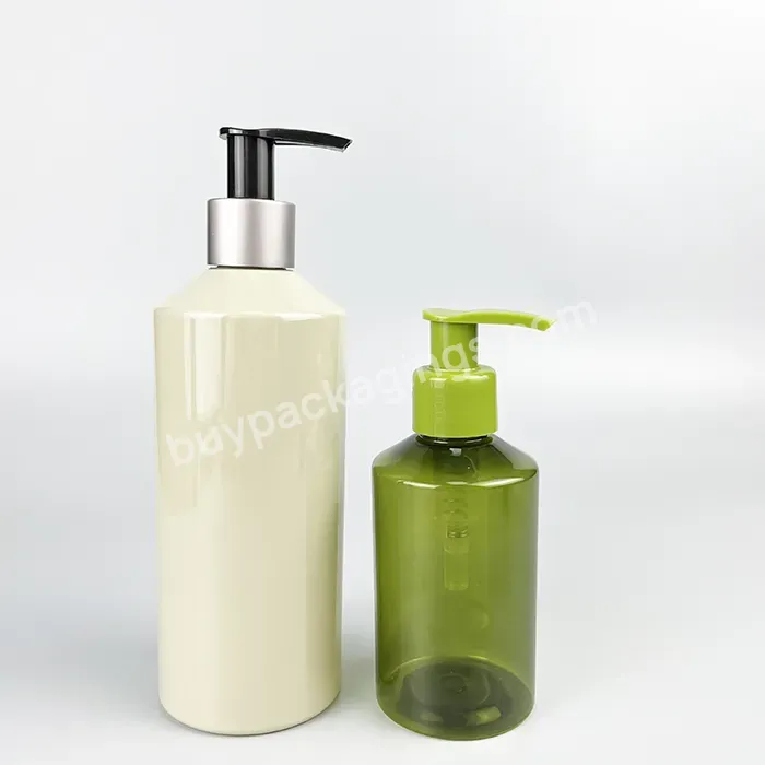 100ml 200ml Eco Friendly Custom Skin Care Packaging Pet Plastic Shampoo Body Wash Lotion Bottle