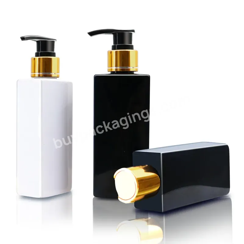 100ml 250ml 300ml 400ml 500ml 750ml 1000 Ml Luxury Lotion Pump Bottle Empty Black Shampoo Bottles