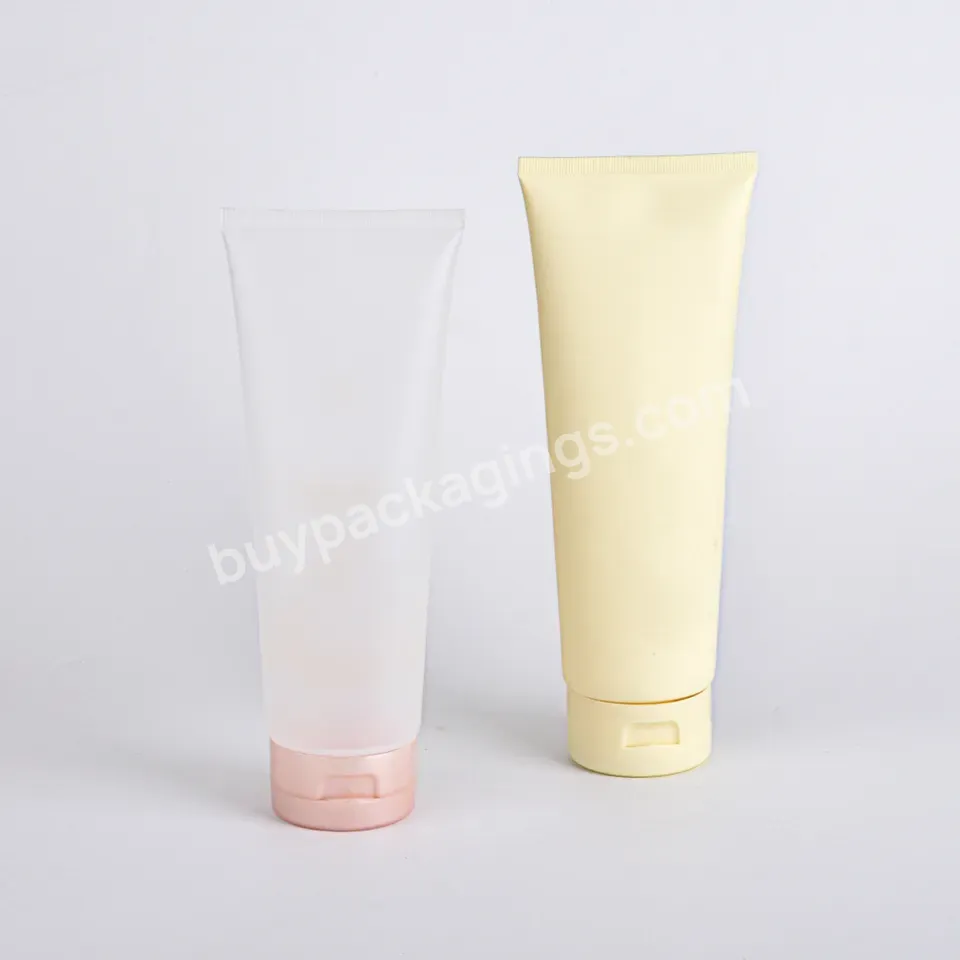 100ml 250ml Luxury Cosmetic Plastic Pp Packaging White Face Cream Sun Lotion Label Accepted Cosmetic Tube