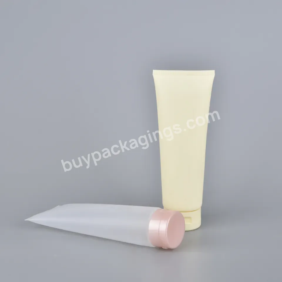 100ml 250ml Luxury Cosmetic Plastic Pp Packaging White Face Cream Sun Lotion Label Accepted Cosmetic Tube