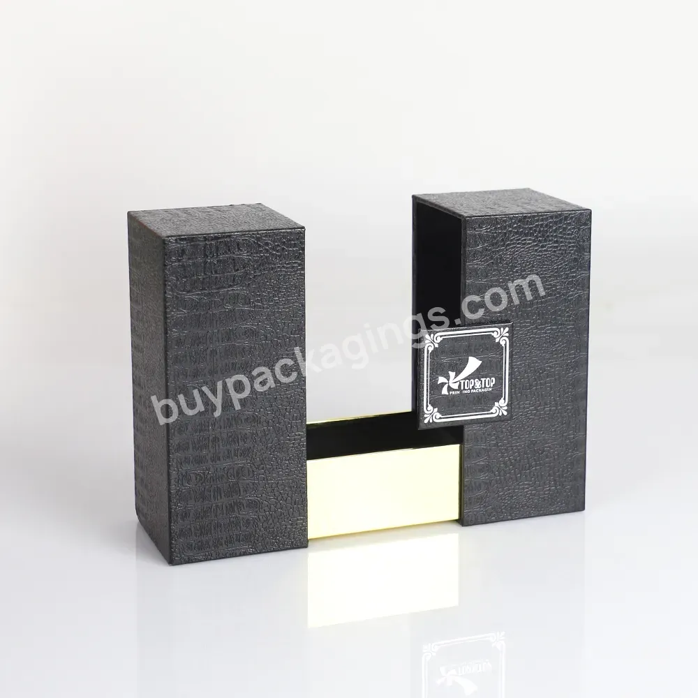 100ml 30ml 50ml Black Custom Luxury Empty Glass Perfume Bottle With Box Packaging