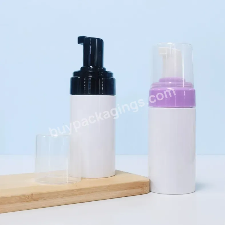 100ml Cleanser Mousse Bottle Bath Wash Eyelash Foaming Pink Frosted Foam Pump Lash Shampoo Bottle