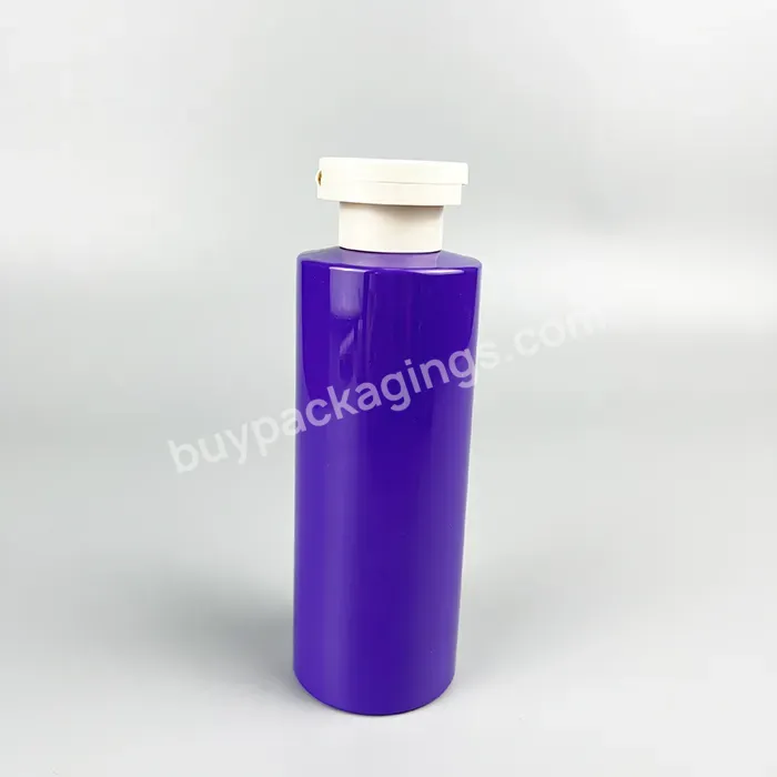 100ml Eco-friendly Pcr Cosmetic Pet Toner Bottle Empty Plastic Cylinder Bottle With Flip Top Lid