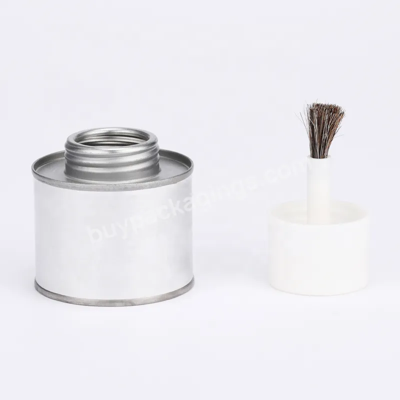 100ml Empty Metal Can With Horsehair Brush Japanese Style