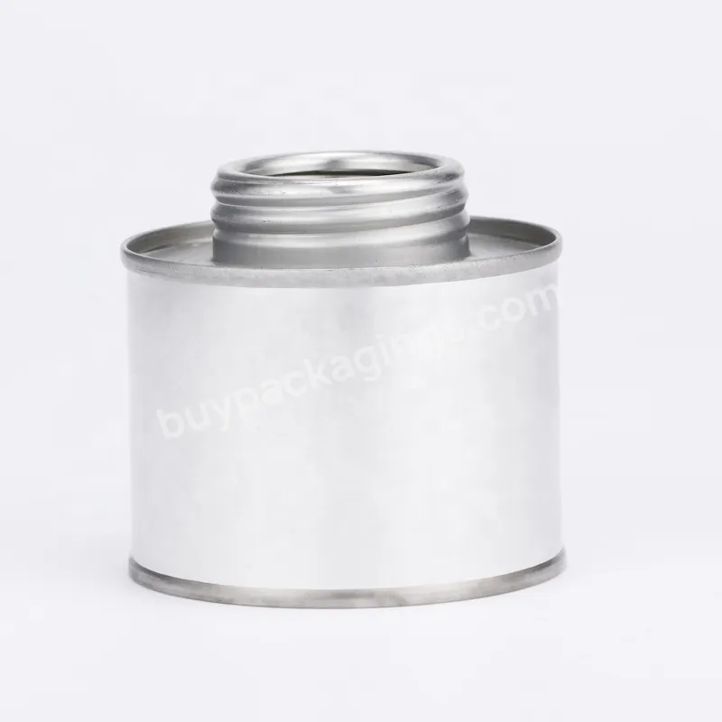 100ml Empty Metal Can With Horsehair Brush Japanese Style