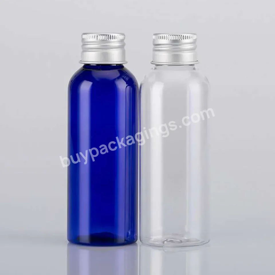 100ml Lotion Spray Container Plastic Transparent Cosmetic Packaging Container Sunscreen Facial Lotion Bottle