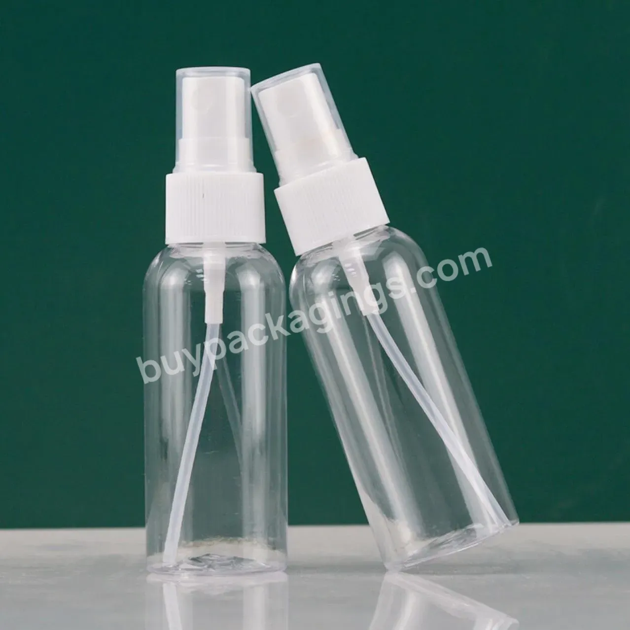 100ml Lotion Spray Container Plastic Transparent Cosmetic Packaging Container Sunscreen Facial Lotion Bottle