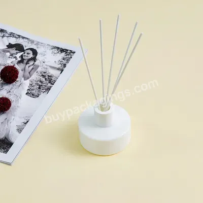 100ml Round Reed Diffuser Bottle White Glass Diffuser Bottle Fragrance Diffuser Bottle