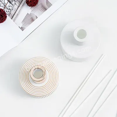 100ml Round Reed Diffuser Bottle White Glass Diffuser Bottle Fragrance Diffuser Bottle