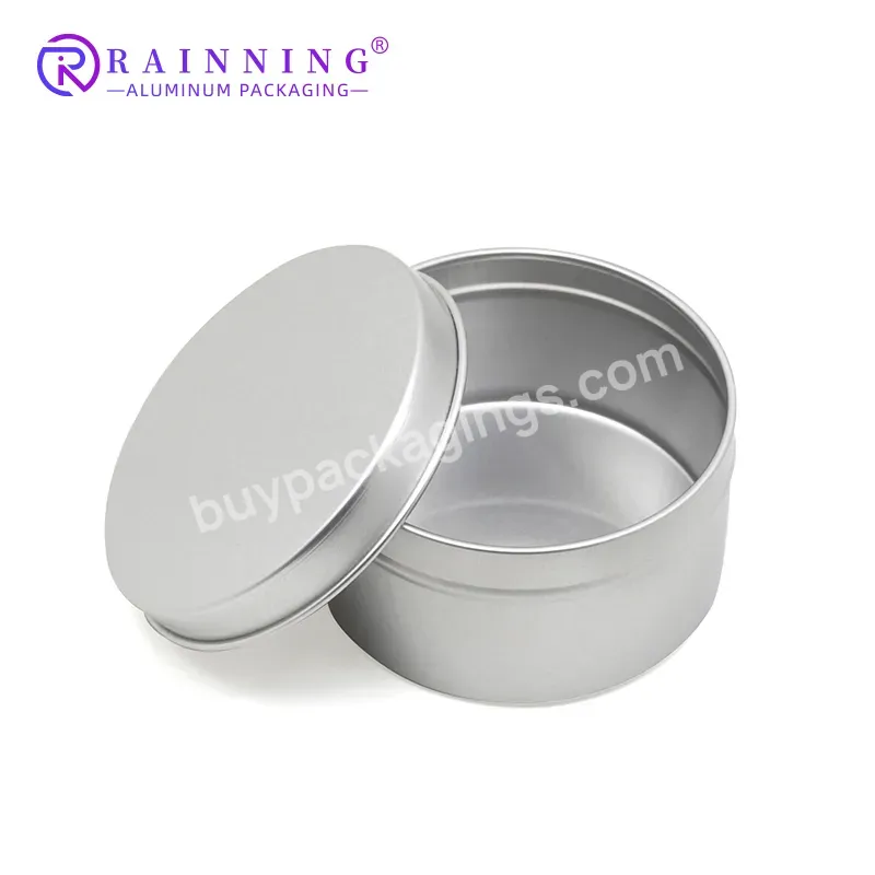 100ml Wholesale Custom Color Metal Can Cosmetic Hair Gel Candle Tin Can Container Aluminum Round Tin Jar