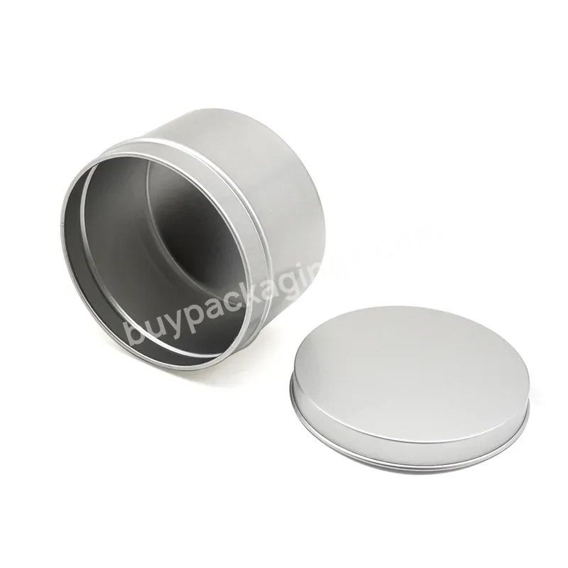 100ml Wholesale Custom Color Metal Can Cosmetic Hair Gel Candle Tin Can Container Aluminum Round Tin Jar