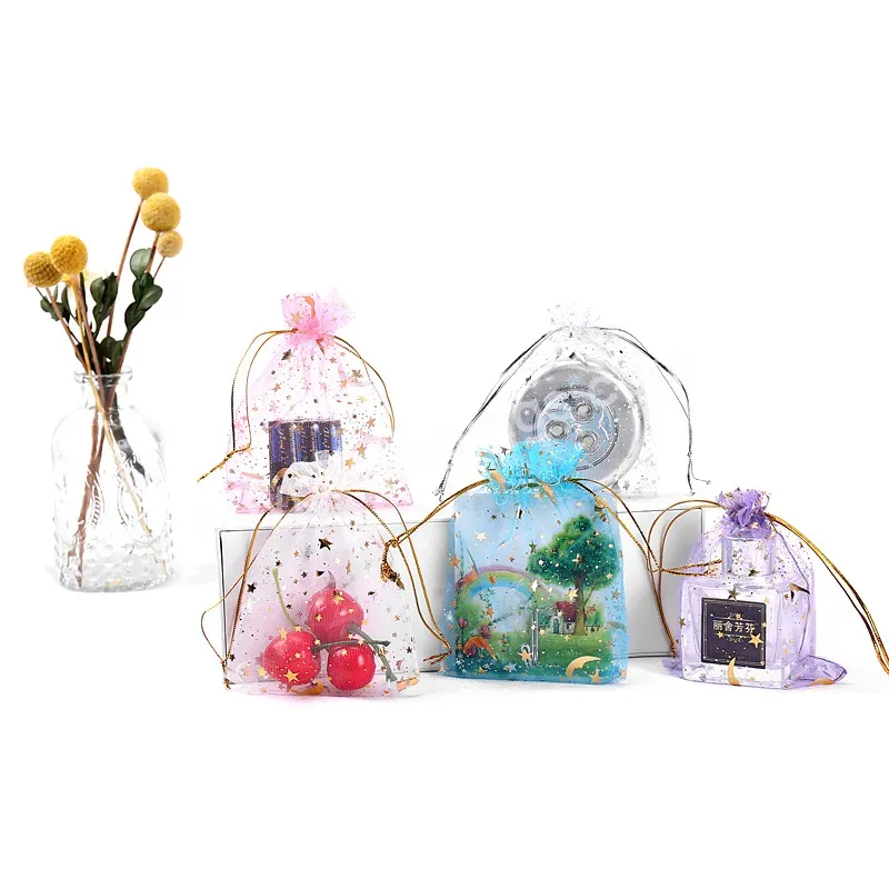 100pcs Organza Bag 4x6 11x16cm With Drawstring Mesh Jewelry Gift Pouch Favor Bags Bulk For Wedding Party Baby Shower