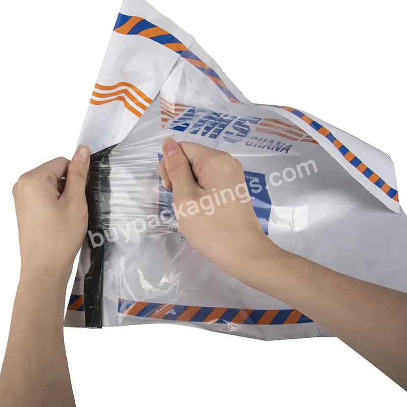 10*13 White Polymailer Self Adhesive Packaging Mailers Envelope Express Courier Bag Custom With Logo Printing