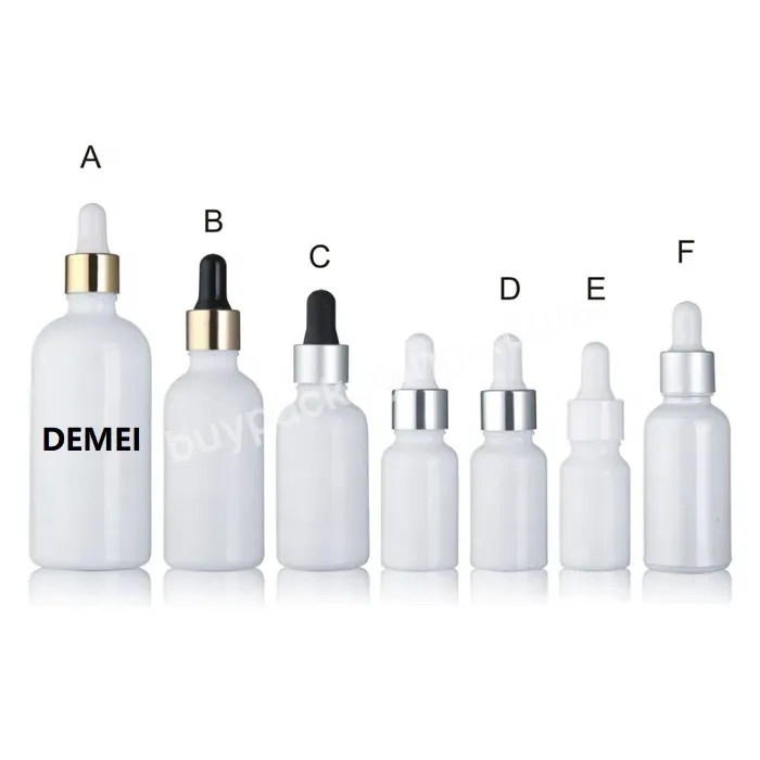 10/30/50ml White Porcelain Essential Oil Bottle Stock Bottle Glue Head Dropper Bottle