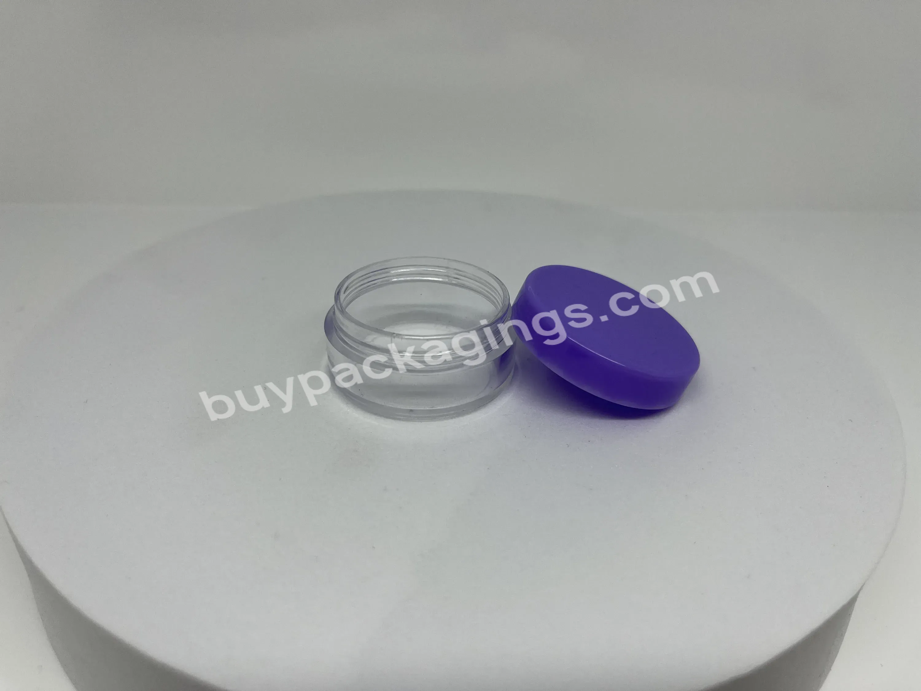 10g 15g 20g Wholesale Plastic Cream Jar Eye Shadow Jar Clear Cosmetic Cream Jar