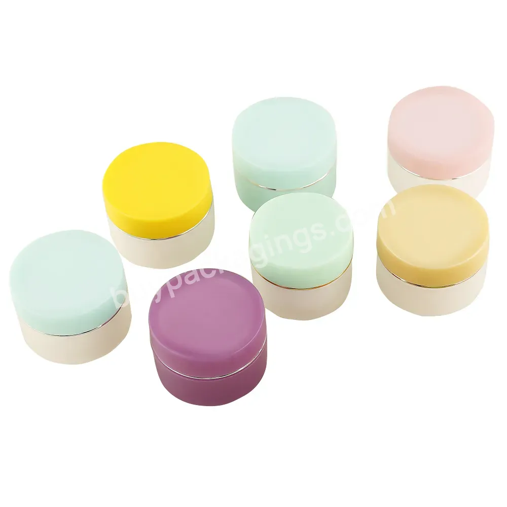 10g 15g Empty Multi Color Acrylic Lip Scrub Balm Container