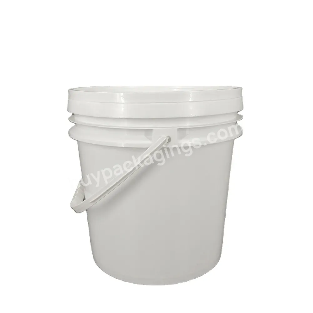 10l Pp Plastic Bucket Drum Pails Container Bucket With Holder And Lid