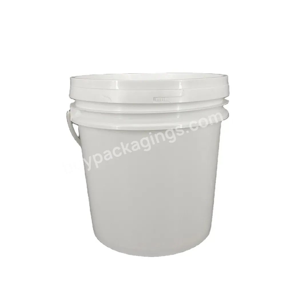 10l Pp Plastic Bucket Drum Pails Container Bucket With Holder And Lid