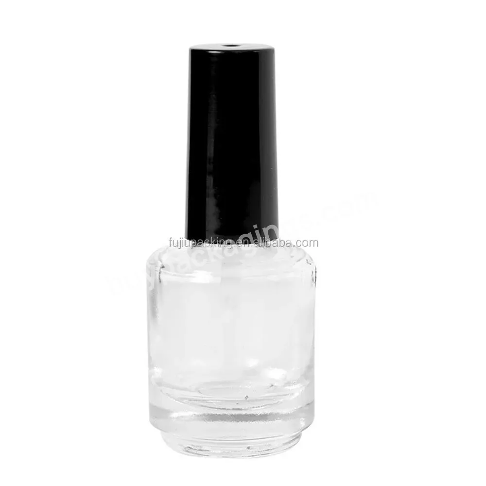 10ml 12ml 15ml Custom Unique Clear Empty Nail Polish Bottle With Cap