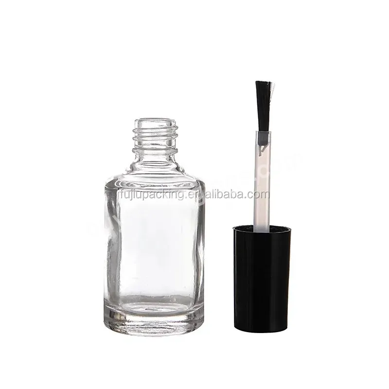 10ml 12ml 15ml Custom Unique Clear Empty Nail Polish Bottle With Cap