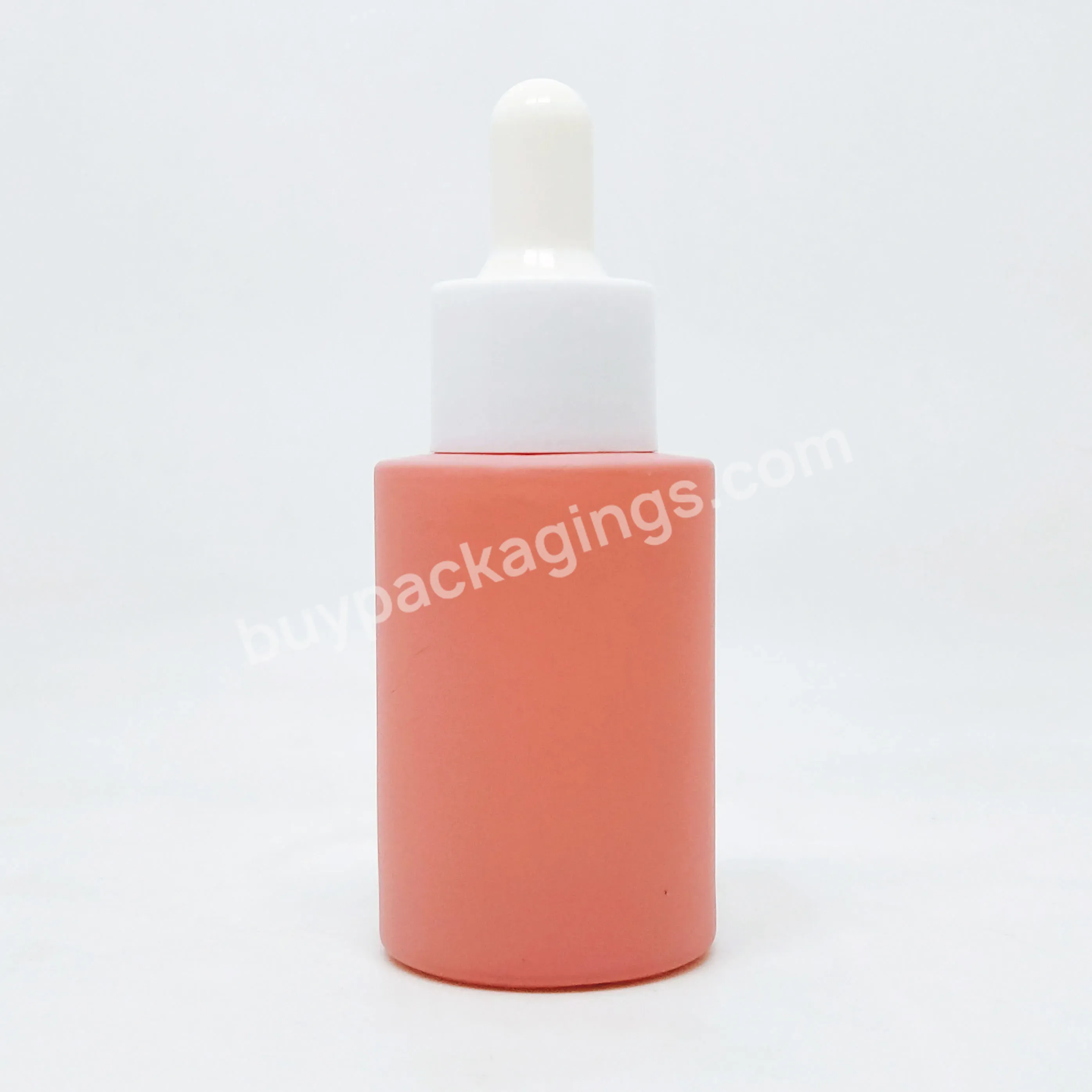 10ml 15ml 20ml 30ml 50ml 100ml Yellow Green Pink Skin Oil Bread Oil Cosmetic Flat Shoulder Glass Bottle With Aluminum Lid