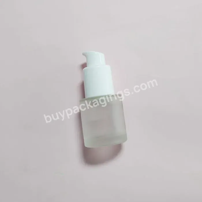 10ml 15ml 20ml 30ml 50ml Hair Care Oil Cosmetic Packaging Pearl White Pipette Glass Serum Bottles 1 Oz With Dropper