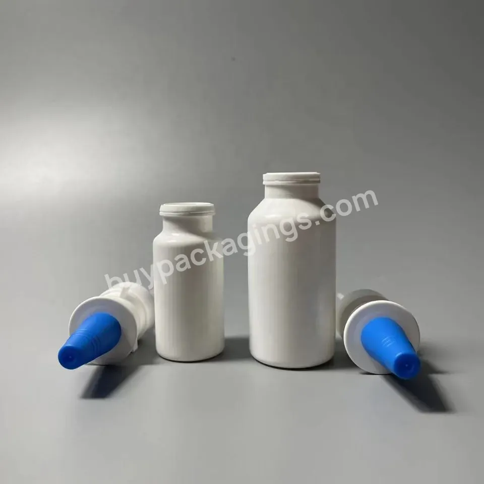 10ml 15ml 20ml 30ml Medical Nasal Sprayer Aluminum Crimp-on Pump Medical Plastic Spray Pump Bottle