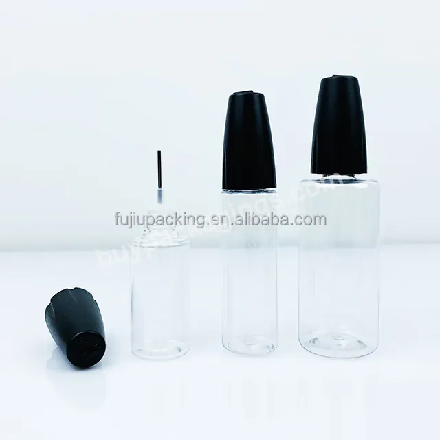 10ml 15ml 20ml 30ml Plastic Needle Glue Bottle With Stainless Steel Thin Needle Tips And Childproof Cap