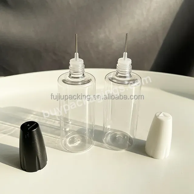 10ml 15ml 20ml 30ml Plastic Needle Tip Dropper Applicator Bottle With Child Resistant Cap