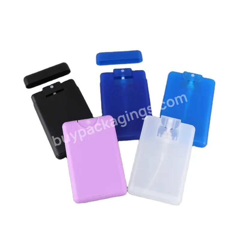 10ml 15ml 20ml Credit Card Shape Spray Bottle Perfume Credit Card Mist Spray Bottle Wholesale