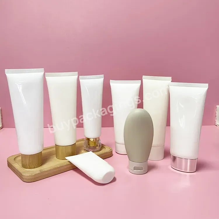 10ml 20ml 30ml 50ml 100ml 120ml Custom Printing Pe Pp Plastic Empty Squeeze Lipgloss Hand Cream Tube Cosmetic Packaging Tubes