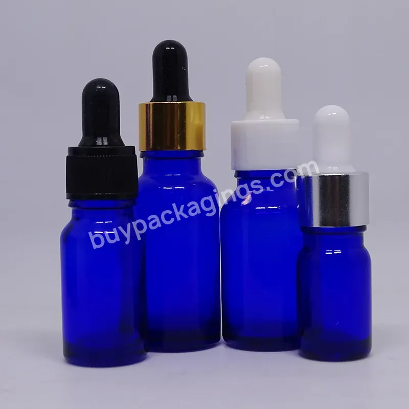 10ml 20ml 30ml 50ml 100ml Clear Glass Face Cosmetic Serum Oil Glass Dropper Bottle With Gold Lids